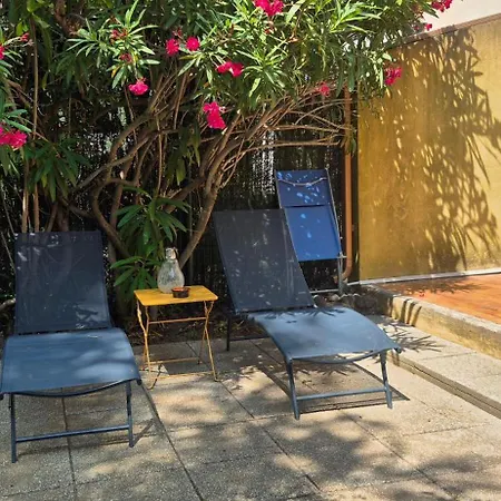 Ferienhaus Village, Maison Climatisee, 6 Pers, Piscine, Wifi, Garage, Terrasse *